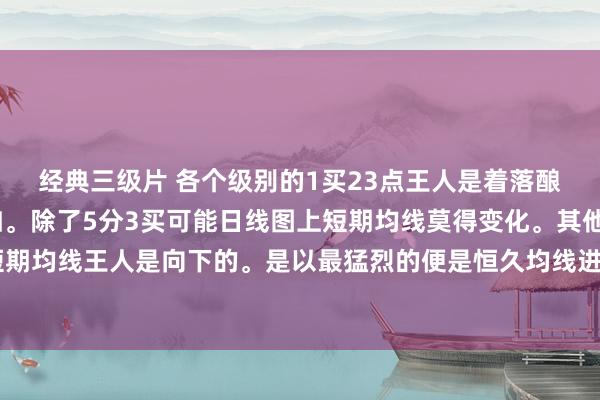 经典三级片 各个级别的1买23点王人是着落酿成的。最快的3买例如。除了5分3买可能日线图上短期均线莫得变化。其他30分三买，日三买短期均线王人是向下的。是以最猛烈的便是恒久均线进取，短期均线向下的，大级别二三买。有时是连接这