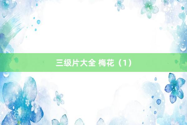 三级片大全 梅花（1）